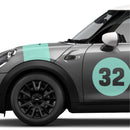 Heritage Series　ボンネットストライプ＆ゼッケン セット［F55/F56/F57用］